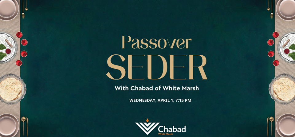 Passover Seder With Chabad of White Marsh